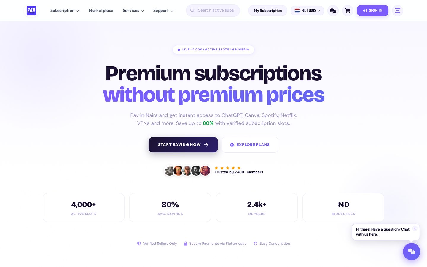 DiscountZAR — live site